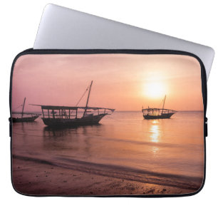 Housse Pour Ordinateur Portable Coucher de soleil à Zanzibar