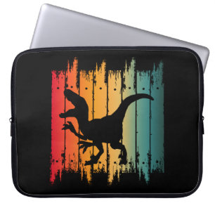 HOUSSE POUR ORDINATEUR PORTABLE COUCHER DE SOLEIL DINOSAURE 2