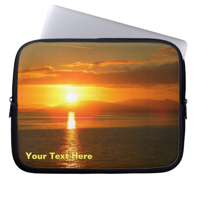 Housse Pour Ordinateur Portable Coucher de soleil du passage intérieur (Devant)