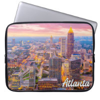 Coucher de soleil sur Atlanta, Géorgie, États-Unis