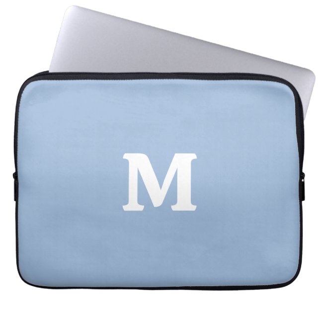Housse Pour Ordinateur Portable Couleur solide bleu cérulean (Devant)