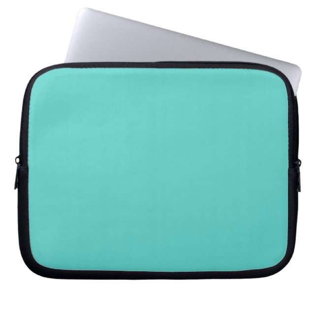 Housse Pour Ordinateur Portable Couleur solide turquoise moyenne (Devant)