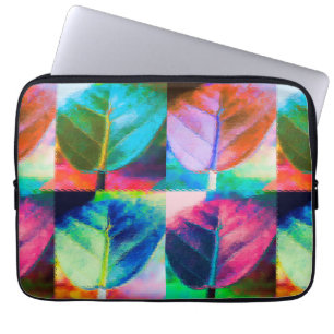 Housse Pour Ordinateur Portable Couleurs feuille