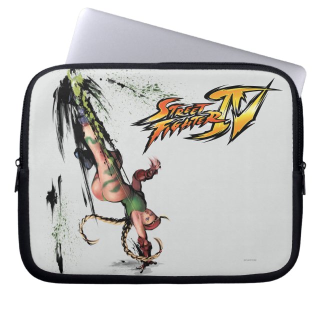 Housse Pour Ordinateur Portable Coup-de-pied de Cammy (Devant)
