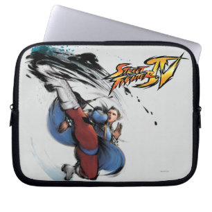 Housse Pour Ordinateur Portable Coup-de-pied de Chun-Li