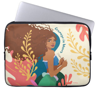 Housse Pour Ordinateur Portable Courage Ariel en vagues