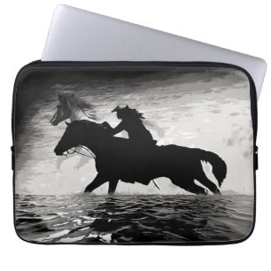 Housse Pour Ordinateur Portable Courir avec des esprits - Chevaux Manches Ordinate