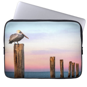 Housse Pour Ordinateur Portable Courriers et une plage du pélican Fort Myers, l