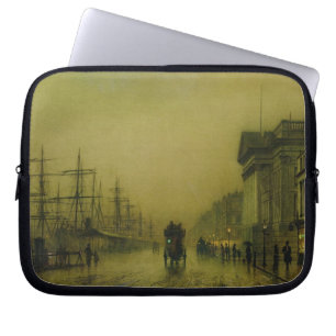 Housse Pour Ordinateur Portable Coutumes H de docks de John Atkinson Grimshaw