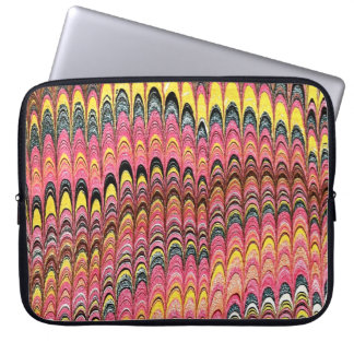 Housse Pour Ordinateur Portable Couvercle en papier marbré victorien coloré