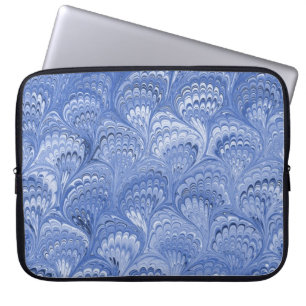 Housse Pour Ordinateur Portable Couverture en papier marbré victorien coloré