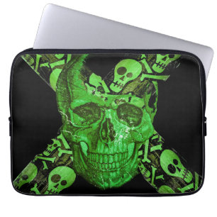 Housse Pour Ordinateur Portable Crâne d'Halloween #2