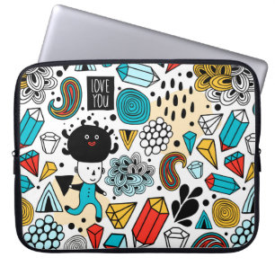 Housse Pour Ordinateur Portable Crazy head