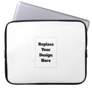 Housse Pour Ordinateur Portable Créez votre propre blanc
