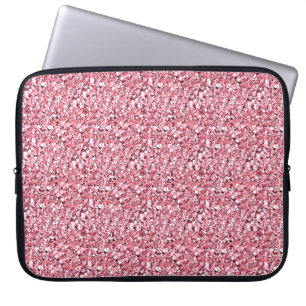 Housse Pour Ordinateur Portable cristal druzy - quartz rose rose