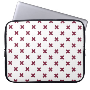 Housse Pour Ordinateur Portable Crochets Mulberry sur blanc