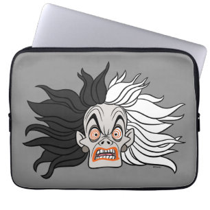 Housse Pour Ordinateur Portable Cruella De Vil Visage effrayant