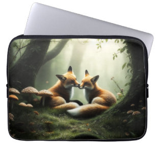 Housse Pour Ordinateur Portable Cuddle Fox dans la forêt de Misty