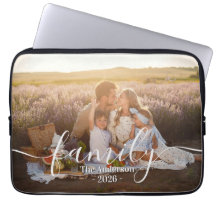 Custom Family Photo -Personalized Last Name & Year