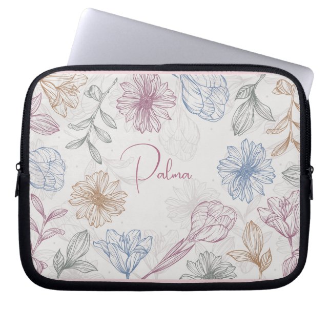 Housse Pour Ordinateur Portable Custom Name Pattern (Devant)