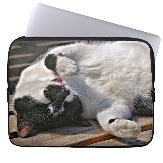 HOUSSE POUR ORDINATEUR PORTABLE CUT CAT (Devant)