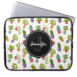 Housse Pour Ordinateur Portable Cute Cactus Nature Succulents Motif