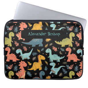 Housse Pour Ordinateur Portable Cute Dinosaur Personnalisé