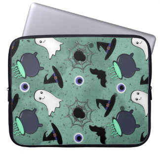Housse Pour Ordinateur Portable Cute Halloween Motif sans couture