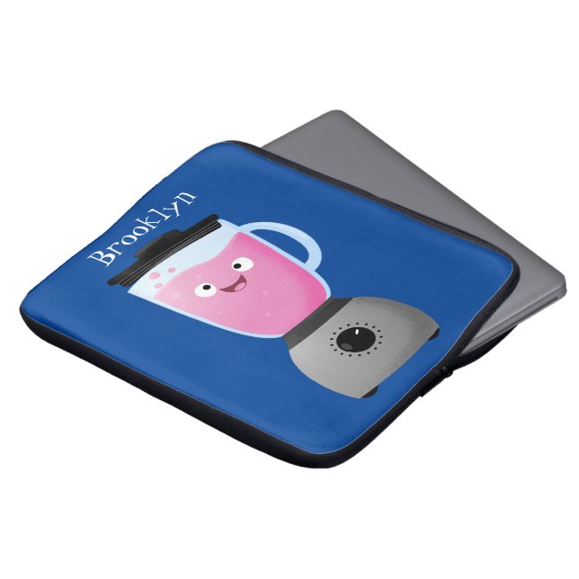 Housse Pour Ordinateur Portable Cute happy food mixender cuisine appareil dessin a (Devant haut)