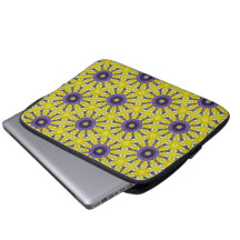Cute jaune violet kaléidoscope Motif géométrique