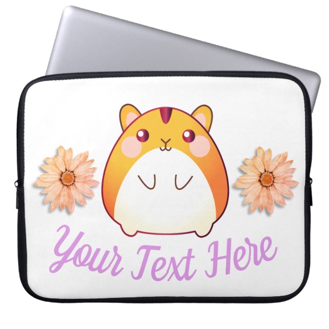 Housse Pour Ordinateur Portable Cute Kawaii Hamster personnalisé (Devant)