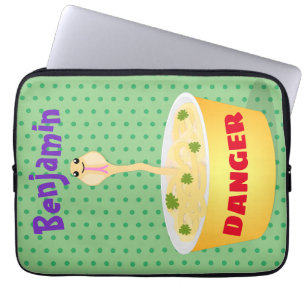 Housse Pour Ordinateur Portable Cute noodles snake cartoon illustration humor