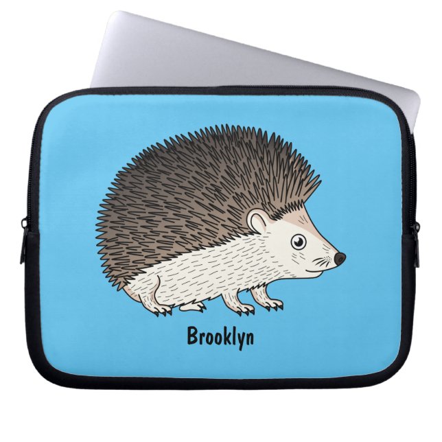 Housse Pour Ordinateur Portable Cute prickly hedgehog cartoon (Devant)
