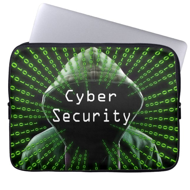 Housse Pour Ordinateur Portable Cybersécurité (Devant)