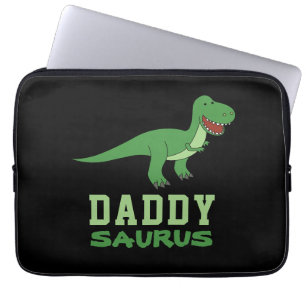 Housse Pour Ordinateur Portable Daddysaurus Dinosaur T-Rex Dino Papa Fête des père