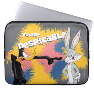 Housse Pour Ordinateur Portable DAFFY DUCK™ & BUGS BUNNY™ "Vous êtes désespéré"