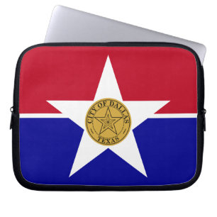 Housse Pour Ordinateur Portable Dallas Ville Drapeau Portable