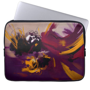 Housse Pour Ordinateur Portable Danse de l'esprit – Figure abstraite expressive