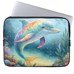 Housse Pour Ordinateur Portable Dauphin sous-marin