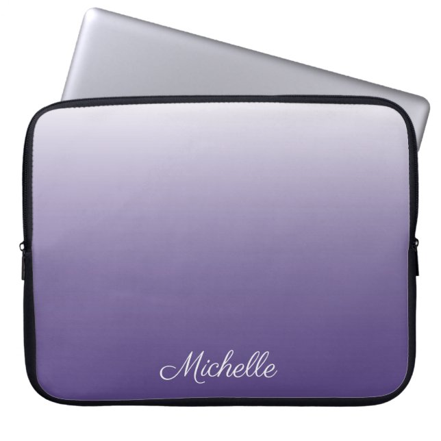 Housse Pour Ordinateur Portable dégradé personnalisé ombre Ultra Violet (Devant)