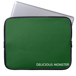 Housse Pour Ordinateur Portable Delicious Monster green color name