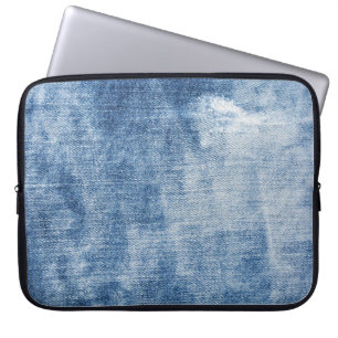 Housse Pour Ordinateur Portable Dénim Texture : Trous robustes.
