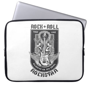 Housse Pour Ordinateur Portable Design Guitar Rock