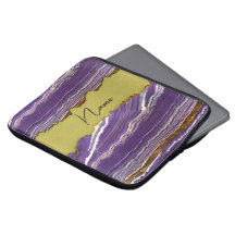 Design marbré violet avec Faux Gold
