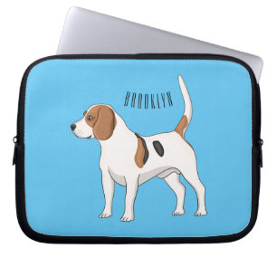Housse Pour Ordinateur Portable dessin animé de chien beagle