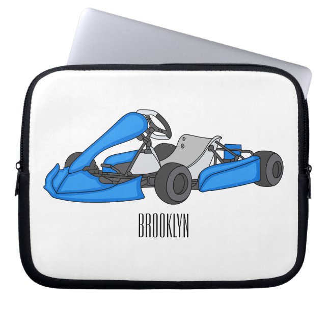 Housse Pour Ordinateur Portable dessin animé de Kart racing (Devant)