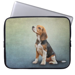 Housse Pour Ordinateur Portable Dessin Beagle de chien