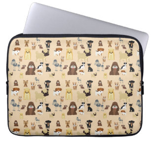 Housse Pour Ordinateur Portable dessin motif pour chien mignon pour amoureux de le