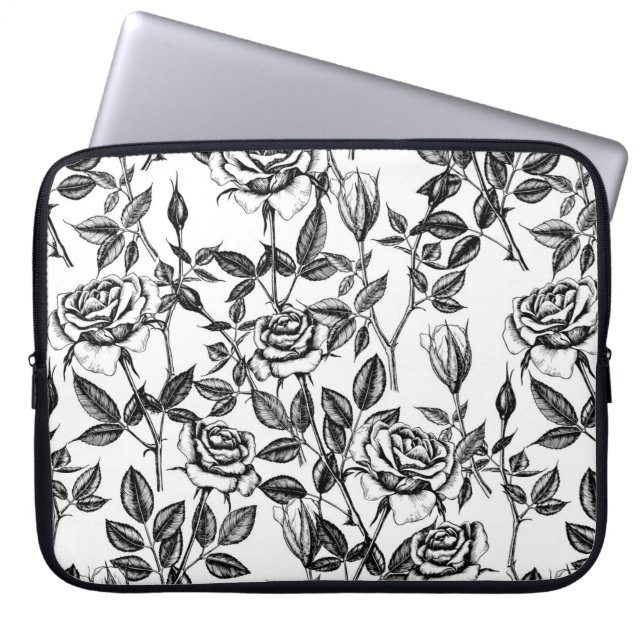 Housse Pour Ordinateur Portable dessin rose (Devant)