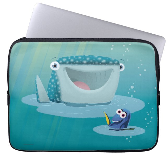 Housse Pour Ordinateur Portable Destiny & Dory | Bulles (Devant)